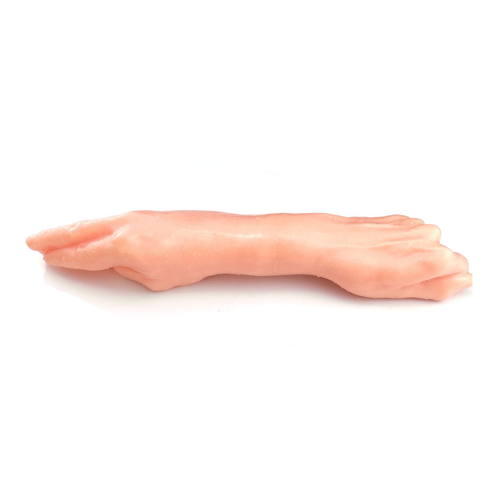 Double Dildo Giganti Puño con Ventosa 22,9 cm