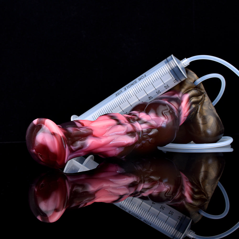 Horse Dildo Anal Eyaculador Fantasy con Nudo 25,4 cm