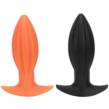 Plug Anal Gigante Texturizado de Silicona