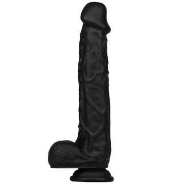 Long Dildo Anal Negro Giganti Realista 25,4 cm