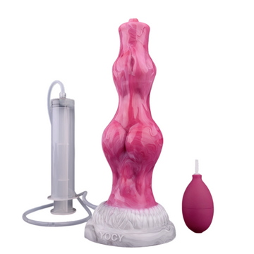 Dildo Eyaculador Fantasy con Doble Nudo 20,3 cm