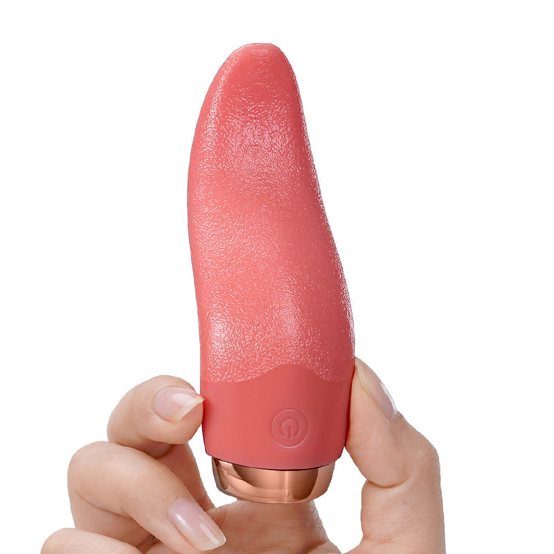 Vibrador Lengue Pezones Clitoris portatil Rojo