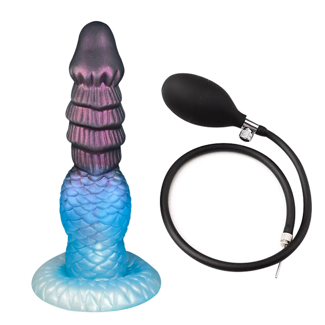 Huge Inflatable Anal Plug Monstruo Texturizado 19,2 cm