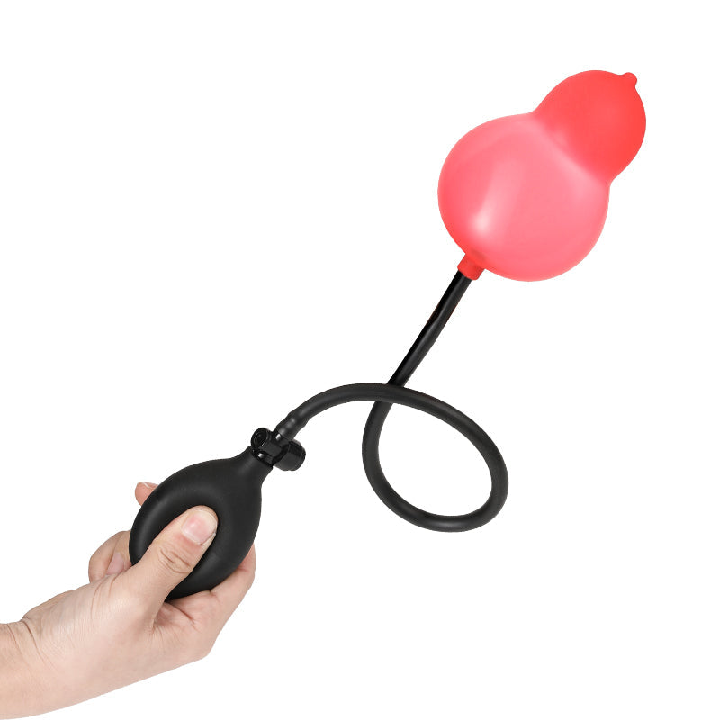 Plug Anal Inflable Pequeño Rojode Calabaza