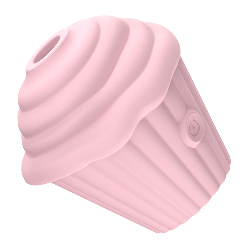 Vibrador Pezones Succionador Clitoris Rosados de Cupcake