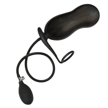Butt Plug Inflable con Anillo para el Pene