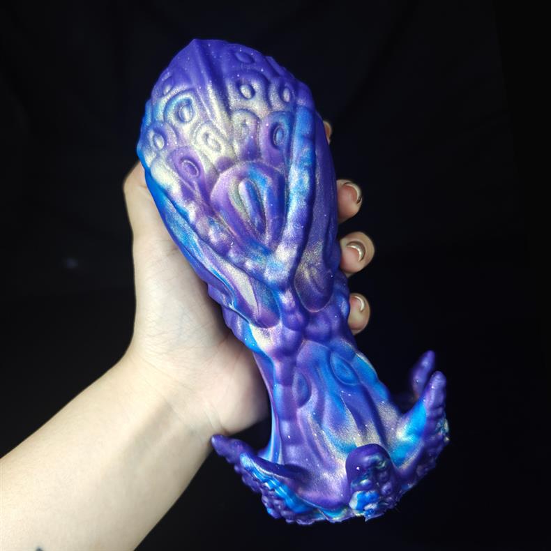 Plug Anal Gigante Fantasía Pulpo de Silicona