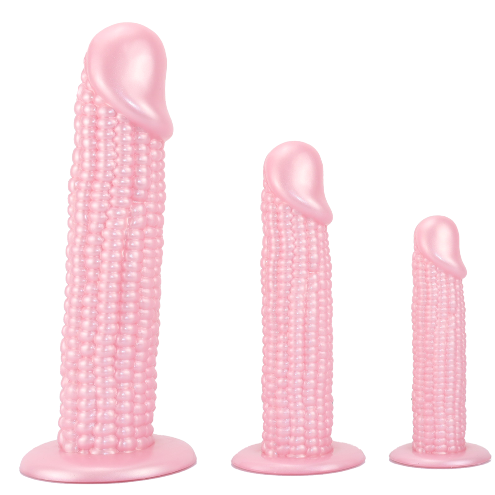Dildo Anal Maíz de Silicona Punto G