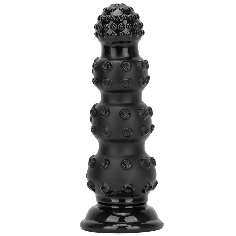 Massive Butt Plug Negro de Bolas