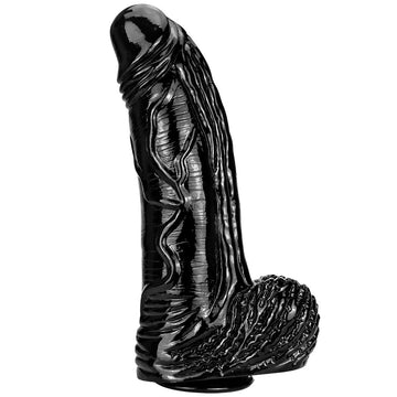 Big Black Dildo Curvo Juguetes Sexuales Anales