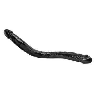 Consolador Doble Gigante Negro de 55,9 cm