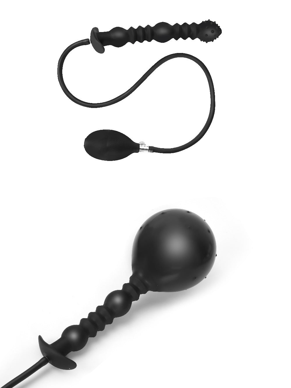 Butt Plug Inflable Grande con Cuentas 50,8 cm