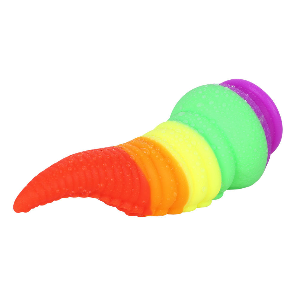 Dildo Tentaculo De Pulpo Arcoíris Con Ventosa