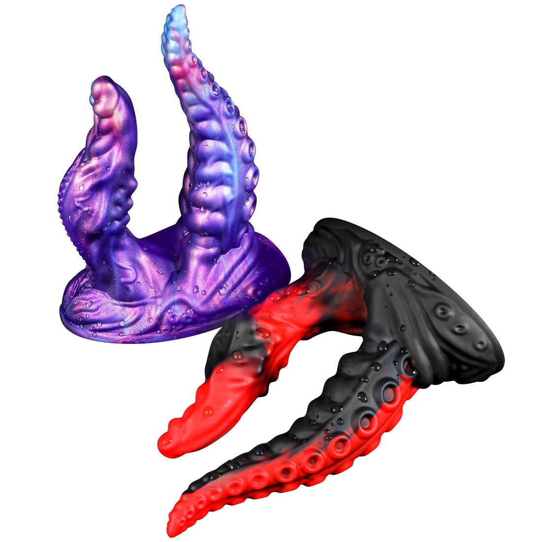 Monster Dildo Tentáculo Azul Doble Penetración 17,8 cm
