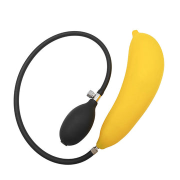 Plug Anal Inflable Plátano de Silicona