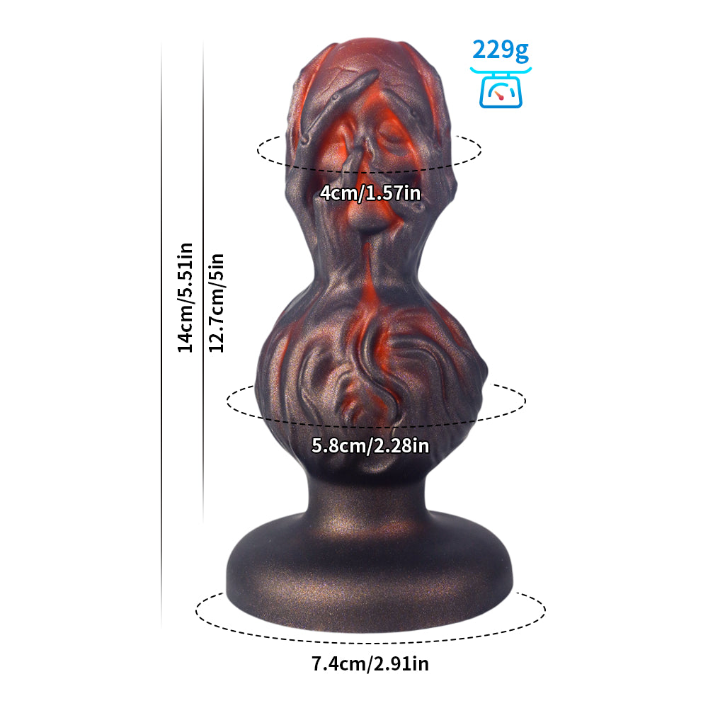 Plug Anal Grande Calavera Fantasy Oscura