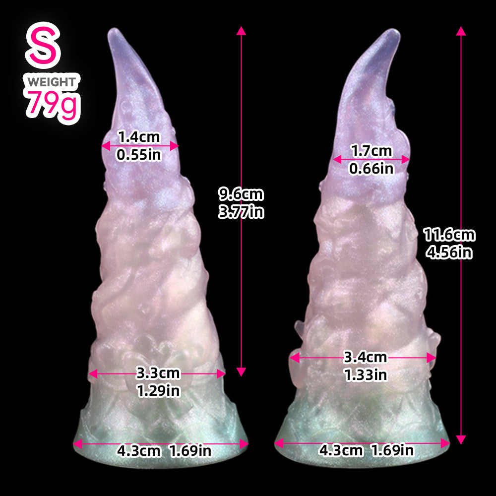 Dildo Anal Pequeño Unicornio Fantasía de Silicona