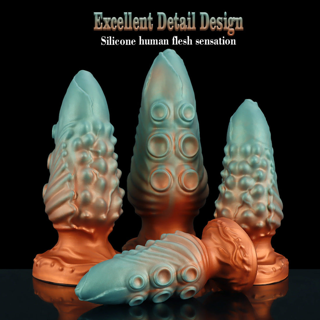 Dildo Tentaculo Pulpo Verde Fantasy Grueso