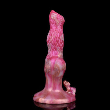 Arnes con Dog Dildo Vibrador Texturizado 20,3 cm