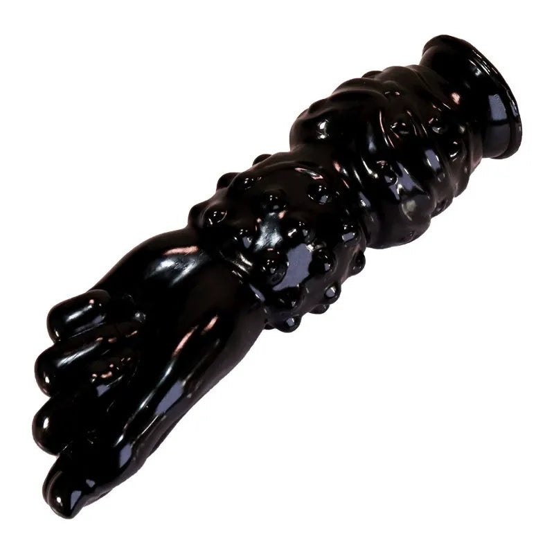 Huge Anal Dildo Negro Puño Suave 25,4 cm