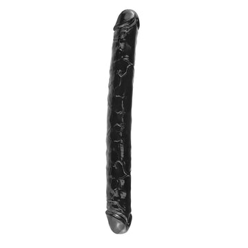 Double Ended Lesbian Dildo Negro de 45,7 cm